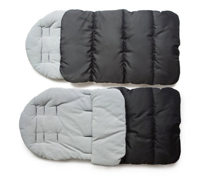 Red eprolo baby stroller footmuff and sleep bag, warm and cozy for car seat and outdoor use.