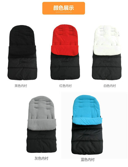 Red eprolo baby stroller footmuff and sleep bag designed for warmth and comfort in car seats and strollers.