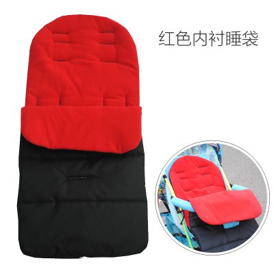 Red baby stroller footmuff and sleep bag from eprolo, designed for warmth and comfort in car seats and strollers