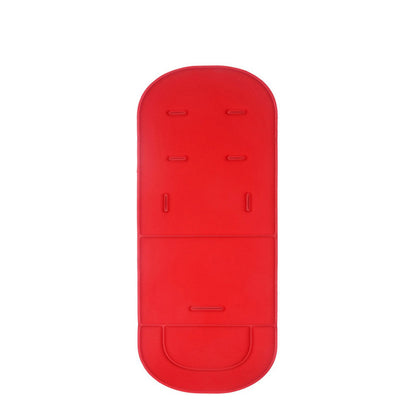 Red baby stroller seat cushion by eprolo, soft pushchair pad with comfortable padding for infant stroller seats.