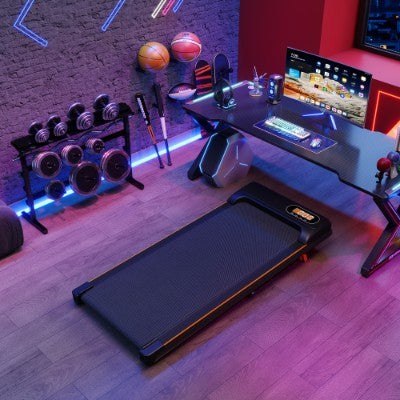 Folding Under-Desk Walking Pad Treadmill with Magnetic Remote Control