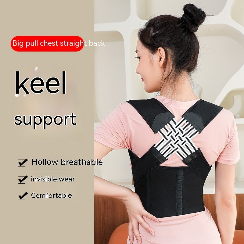 Unisex Posture Corrector Brace – Anti-Humpback Chest Support