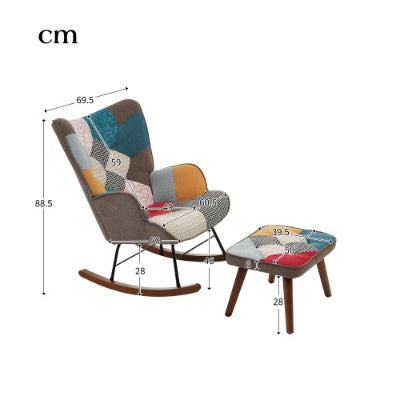 Rocking Chairs, Leisure Chairs, Front And Rear Rocking  Chairs With Footrest