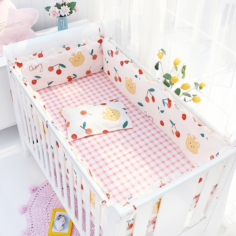 Colorful cartoon children's bedding kit by HOMCOM featuring playful designs for a cozy and fun kids' bedroom.