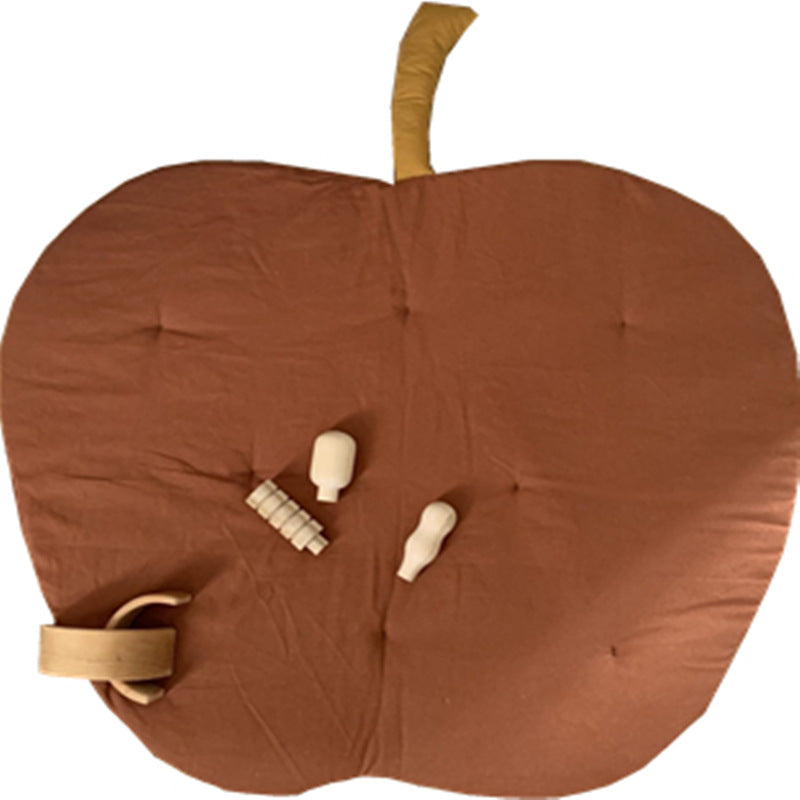 HOMCOM Denmark baby crawling mat with colorful apple design, ideal for children's play and nursery areas.