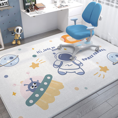 HOMCOM children's room baby crawling blanket made of stain-resistant crystal velvet, soft and comfortable for play and crawling.