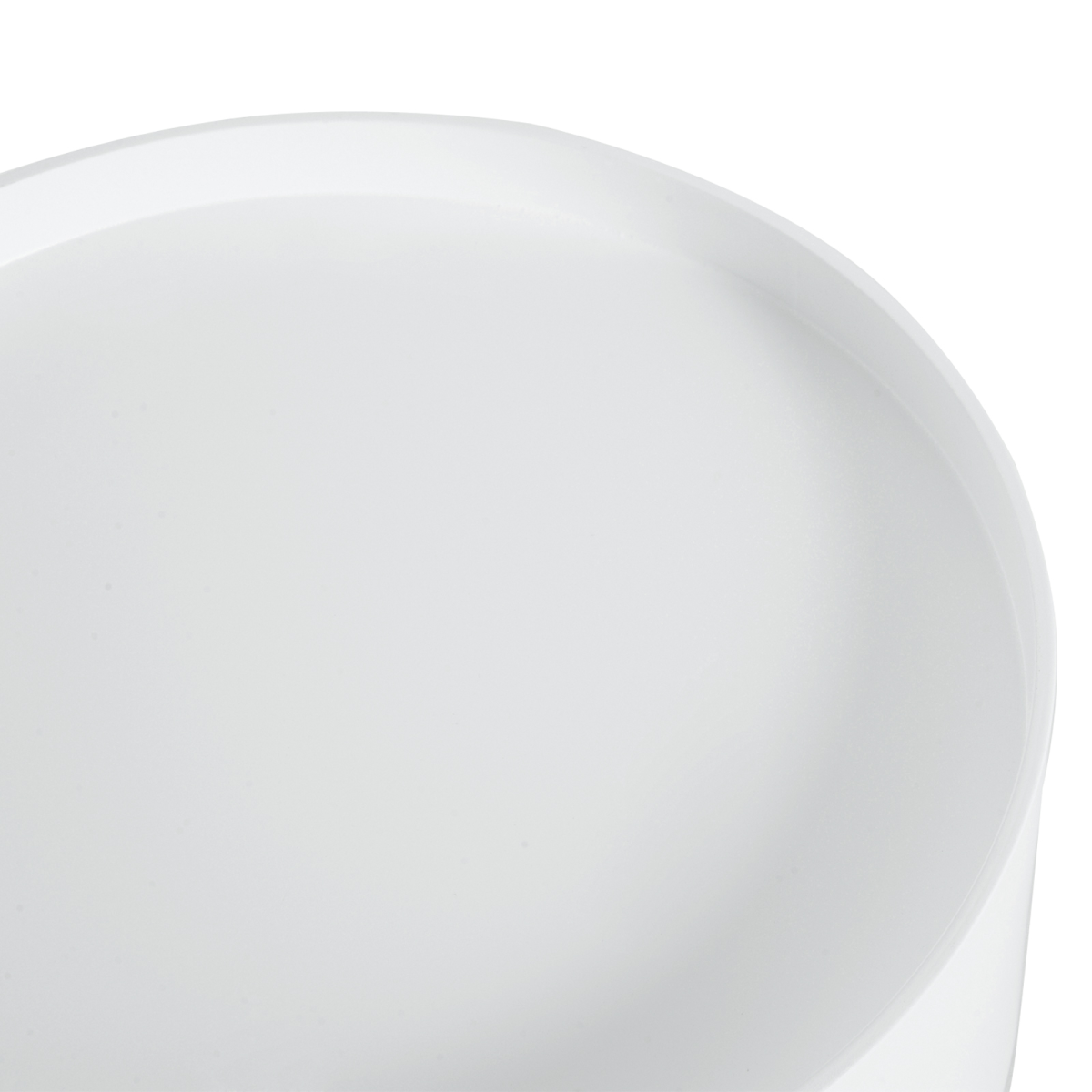White round coffee table by HOMCOM, 38 x 45 cm with a sleek design and smooth surface, ideal for living room decor.