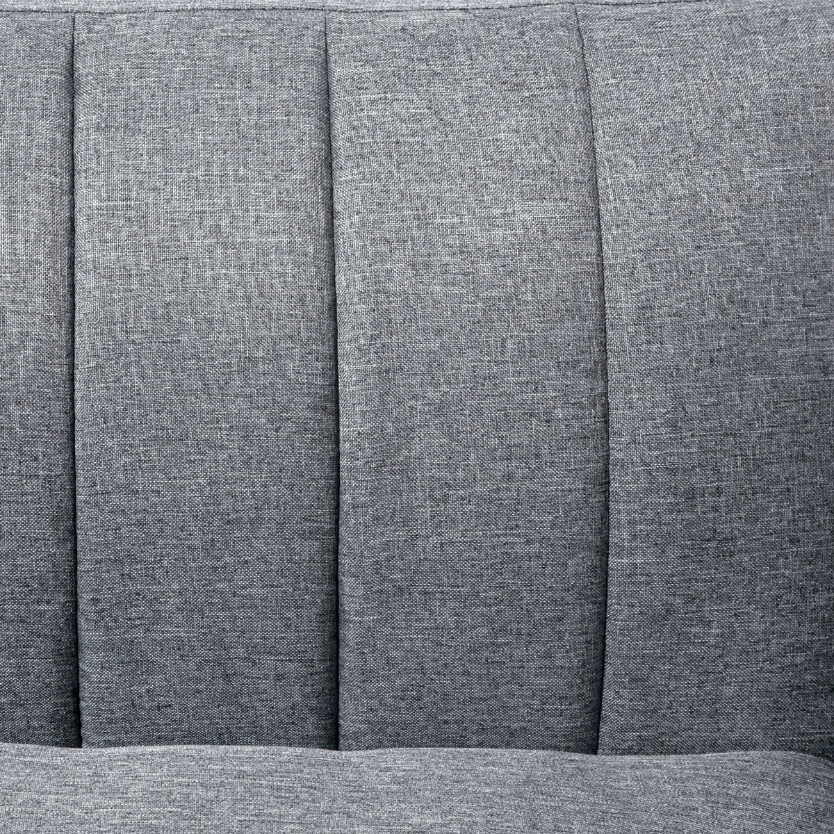 HOMCOM two-seater sofa bed with adjustable backrest, ideal for living room or guest room, featuring modern fabric upholstery.