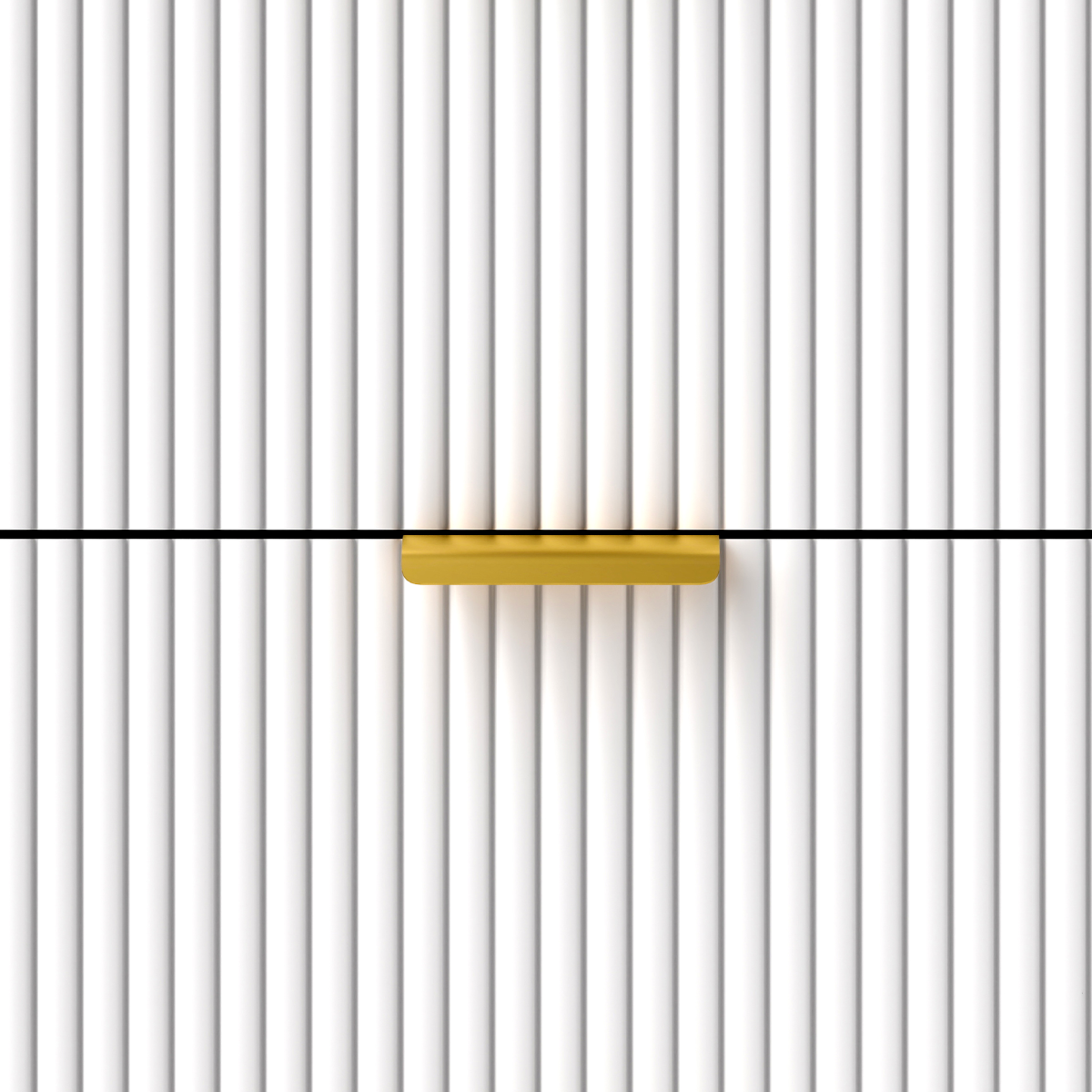 White HOMCOM chest of drawers with four storage drawers for bedroom or living room organization and modern decor.