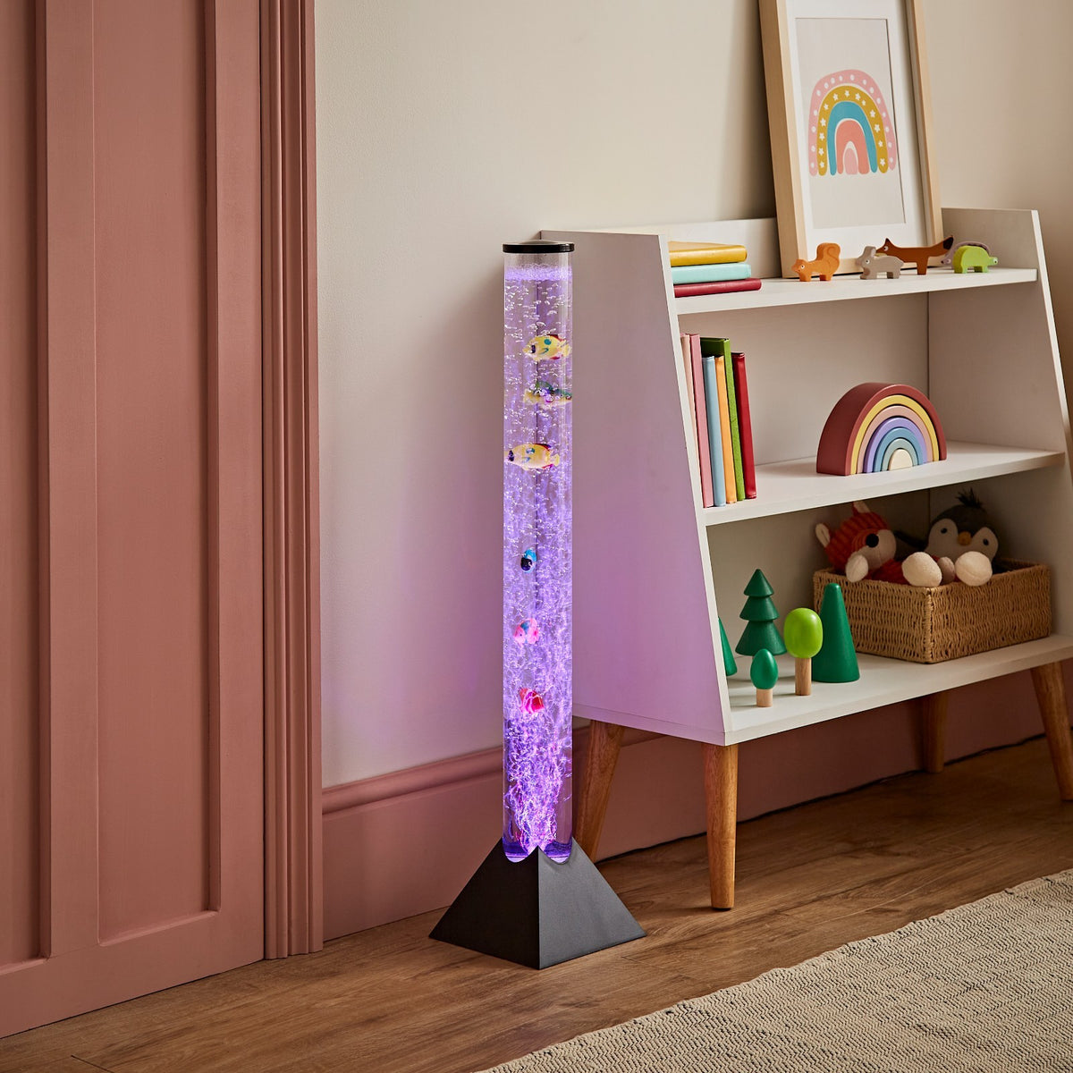 Livoshop 120cm LED bubble lamp with color-changing RGB lighting, sensory tower tube novelty light for modern home decor