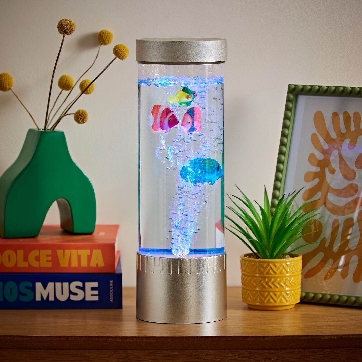 Livoshop 120cm LED Bubble Lamp with color-changing RGB tower tube, sensory novelty light for modern home decor.
