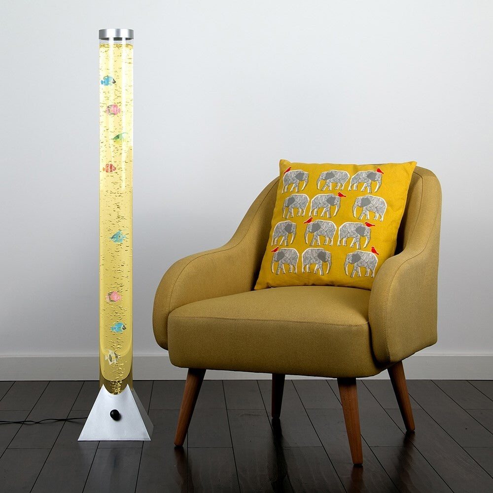 Livoshop 120cm LED Bubble Lamp with color-changing RGB tower tube sensory lighting, featuring vibrant bubbling effects.