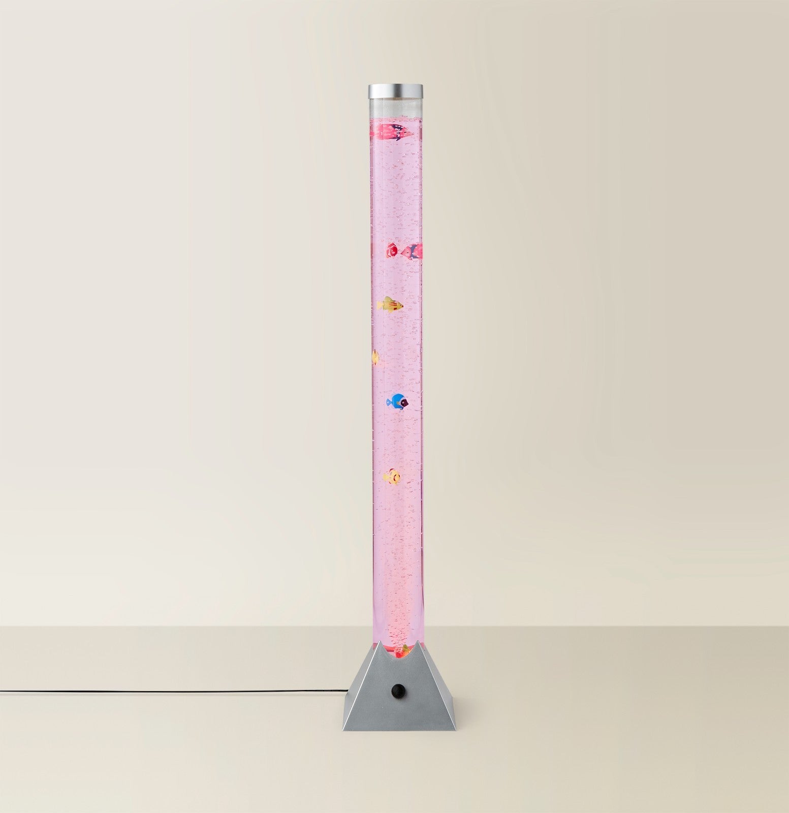 Livoshop 120cm LED Bubble Lamp with color-changing RGB lighting in a tower tube design, creating a sensory light display.