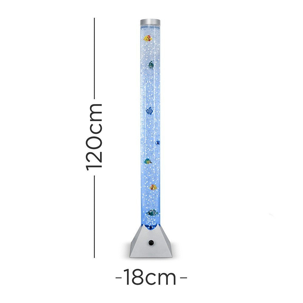 Livoshop 120cm LED bubble lamp with color-changing RGB tower design, sensory lighting and vibrant bubble effects