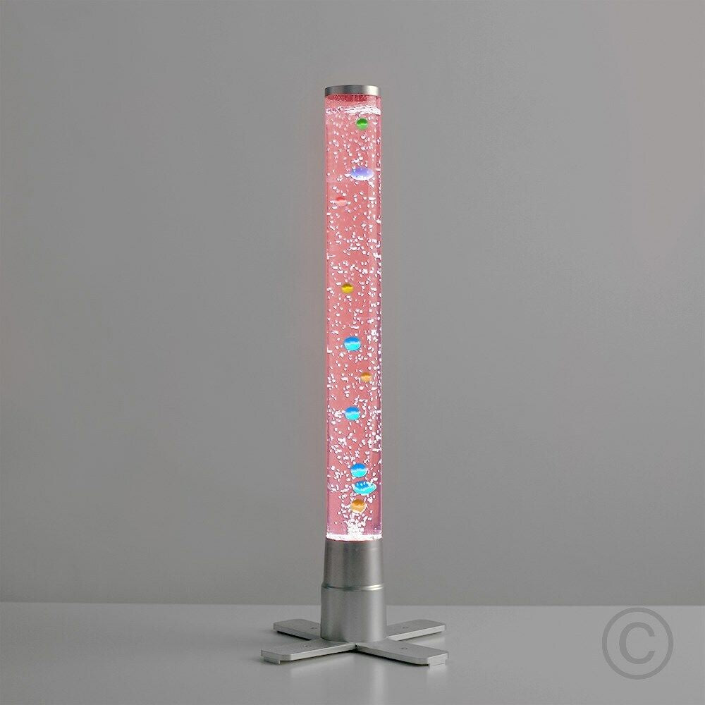 Livoshop 120cm LED Bubble Lamp with color-changing RGB tower tube, sensory novelty light with bubbling effect and vibrant illumination.