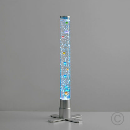 Livoshop 120cm LED bubble lamp with color-changing RGB tower tube, sensory novelty light for ambient decorative lighting.