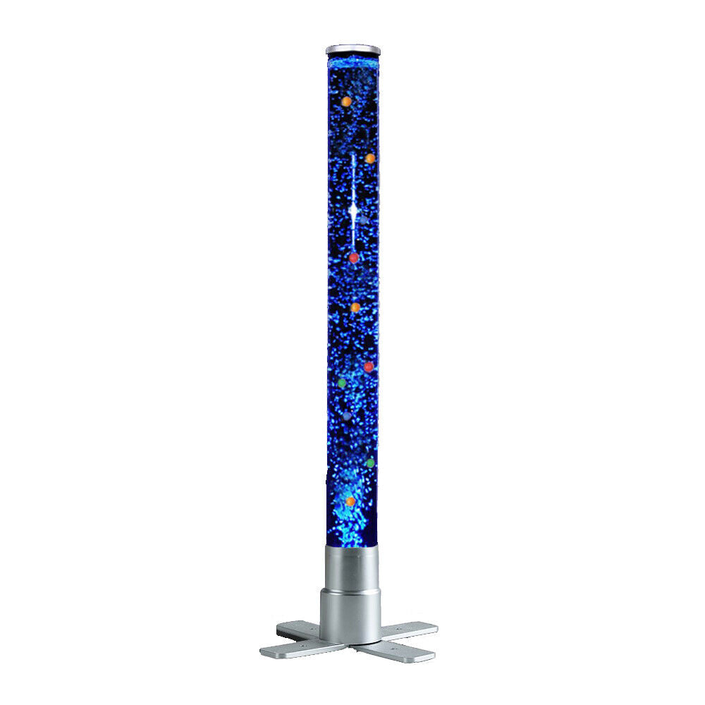 Livoshop LED Bubble Lamp with colour-changing RGB tower design, sensory light with floating bubbles and vibrant illumination.