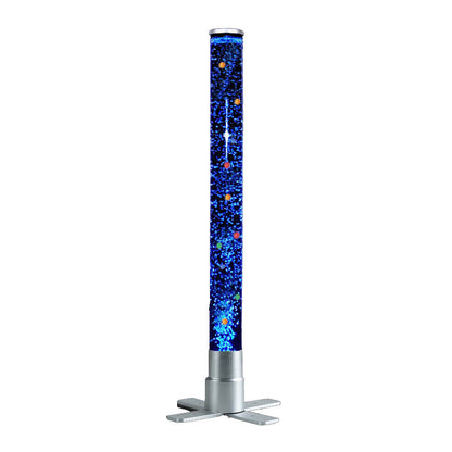 Livoshop LED Bubble Lamp with colour-changing RGB tower design, sensory light with floating bubbles and vibrant illumination.