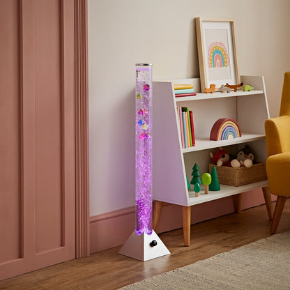 Livoshop 120cm LED Bubble Lamp novelty light with color-changing tower tube and sensory RGB lighting effect.