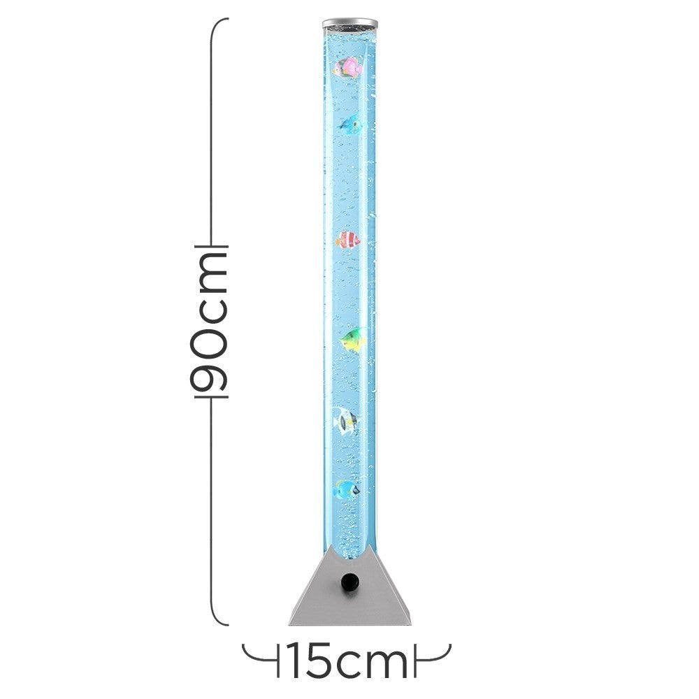 Livoshop LED Bubble Lamp novelty light with color-changing RGB tower tube, sensory lighting and vibrant bubble effects.
