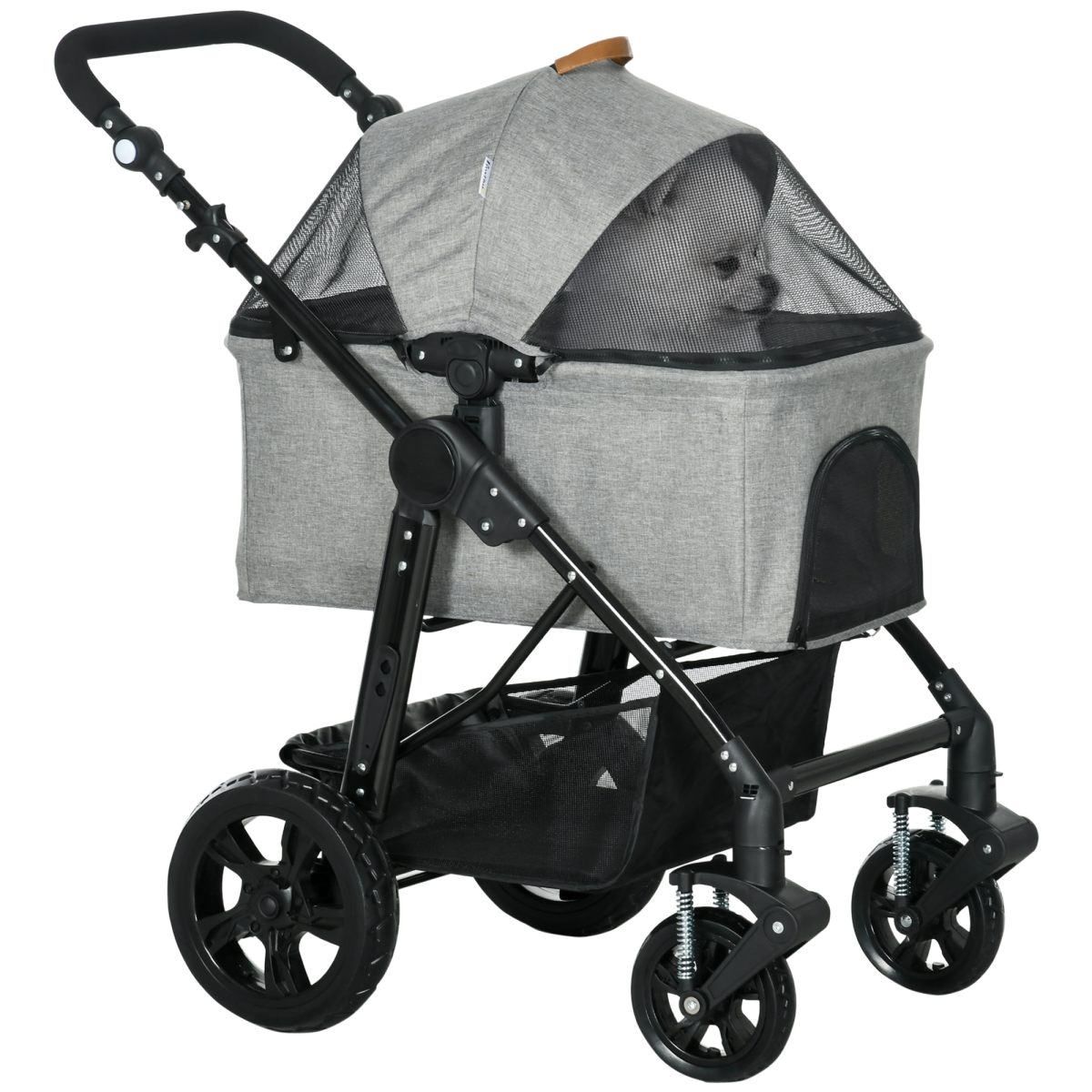 Pet Stroller Foldable Dog Cat Travel Carrying Bag for Small Dogs