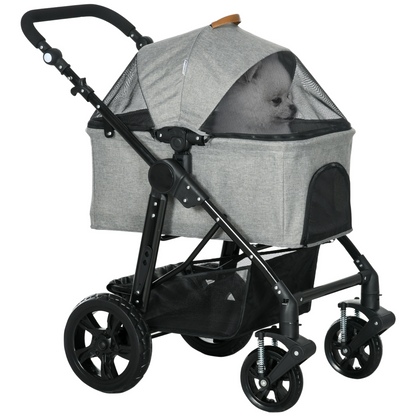 Pet Stroller Foldable Dog Cat Travel Carrying Bag for Small Dogs